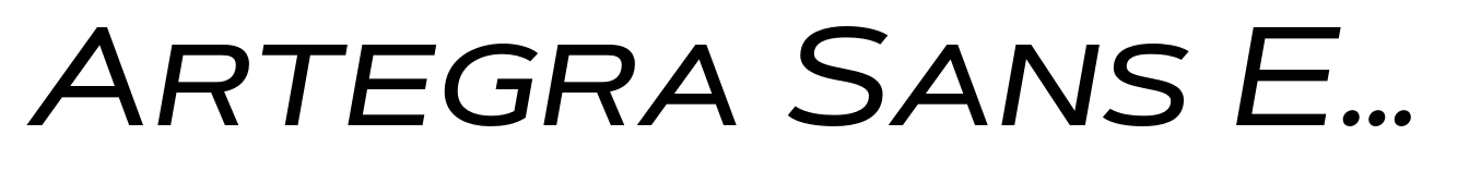 Artegra Sans Extended SC Medium Italic
