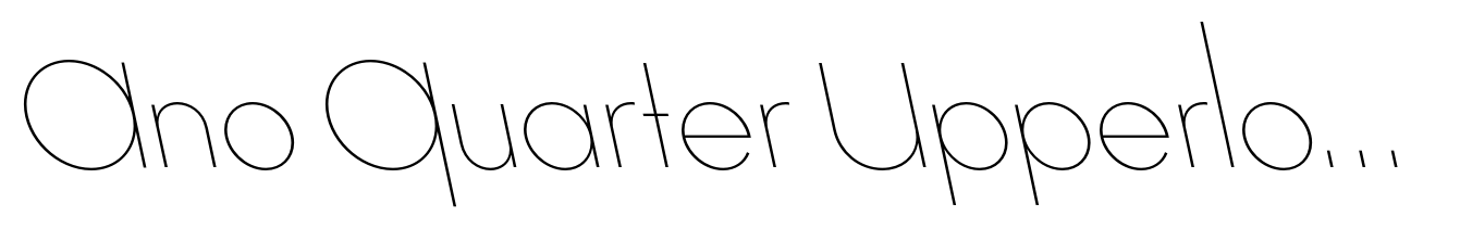 Ano Quarter UpperLower Back Italic