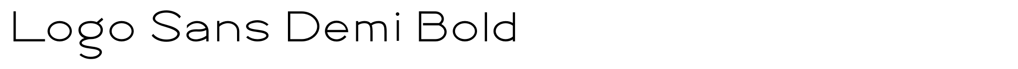 Logo Sans Demi Bold image
