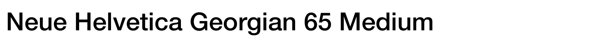 Neue Helvetica Georgian 65 Medium image