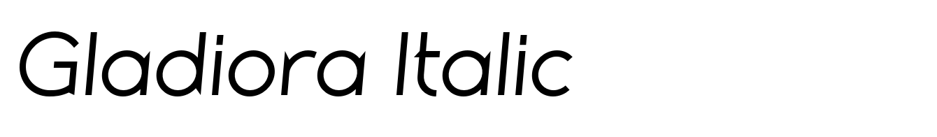 Gladiora Italic