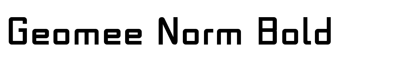 Geomee Norm Bold