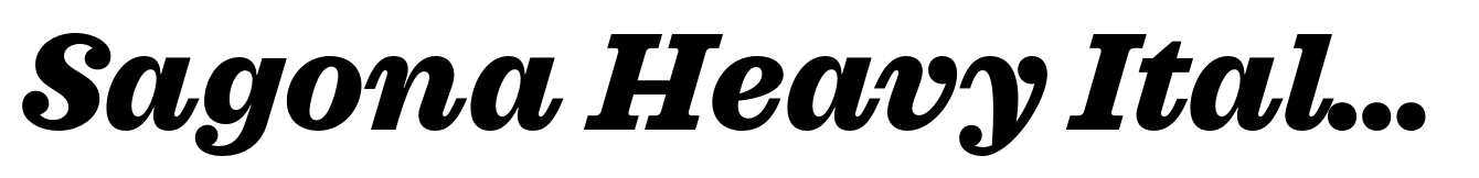 Sagona Heavy Italic