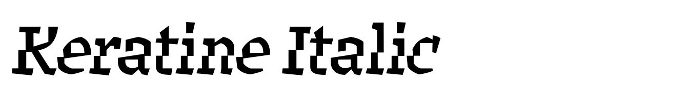 Keratine Italic