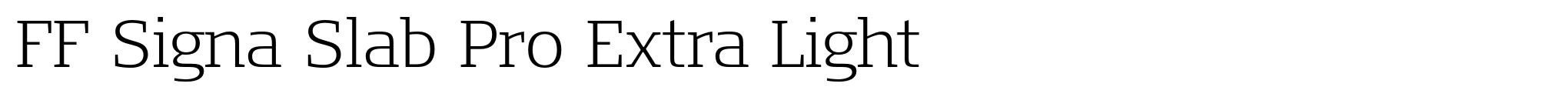 FF Signa Slab Pro Extra Light image