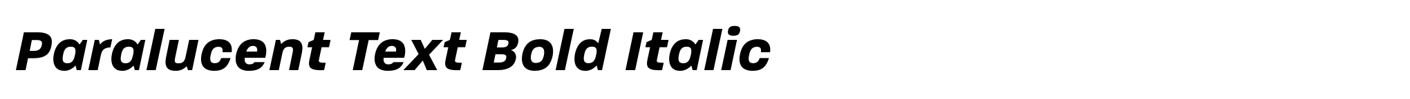 Paralucent Text Bold Italic image