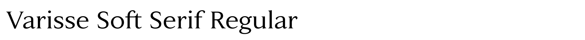 Varisse Soft Serif Regular image