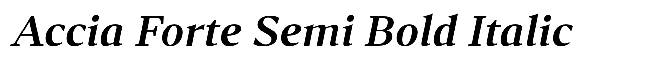 Accia Forte Semi Bold Italic Font | Webfont & Desktop | MyFonts
