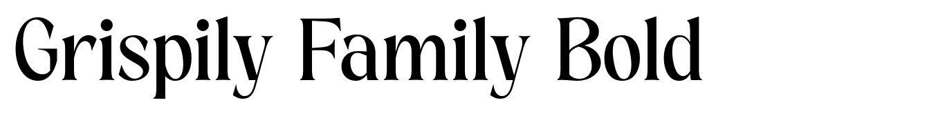Grispily Family Bold