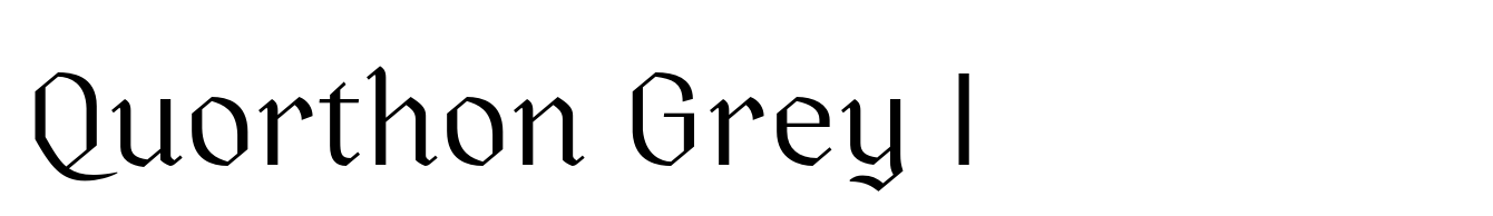 Quorthon Grey I
