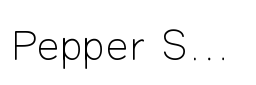 Pepper Sans