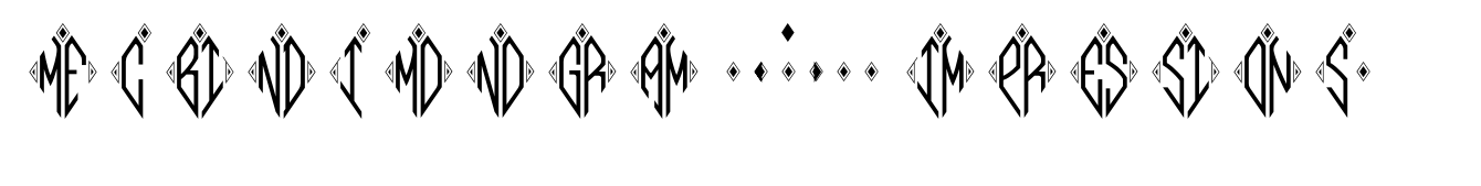 MFC Bindi Monogram (10,000 Impressions)