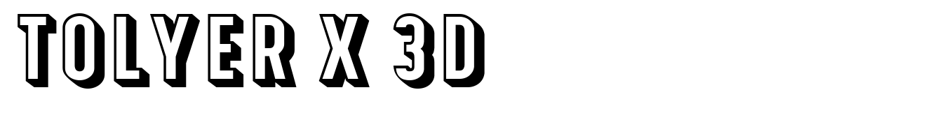 Tolyer X 3D