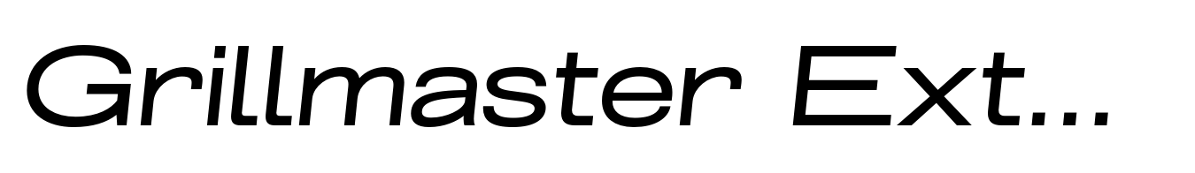Grillmaster Extended Italic
