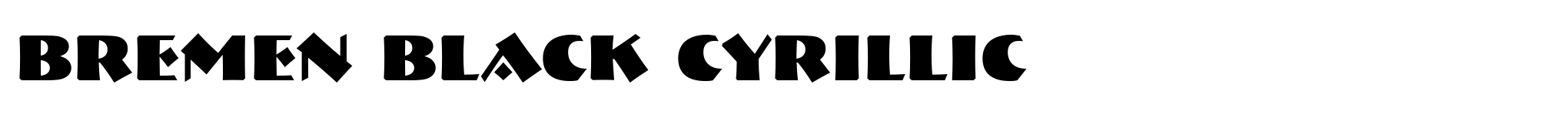 Bremen Black Cyrillic image