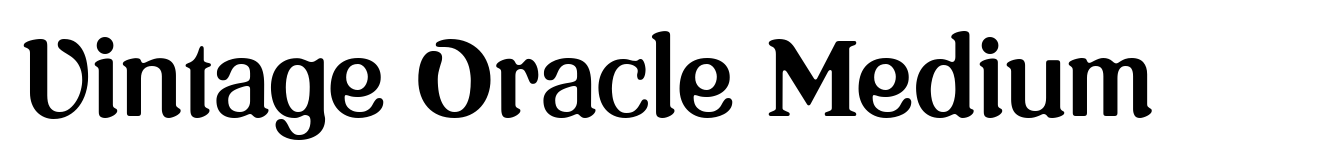 Vintage Oracle Medium
