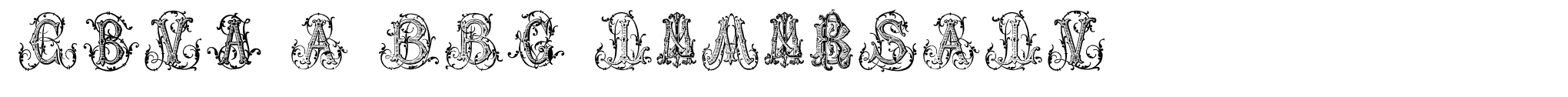 Just A Few Monograms image
