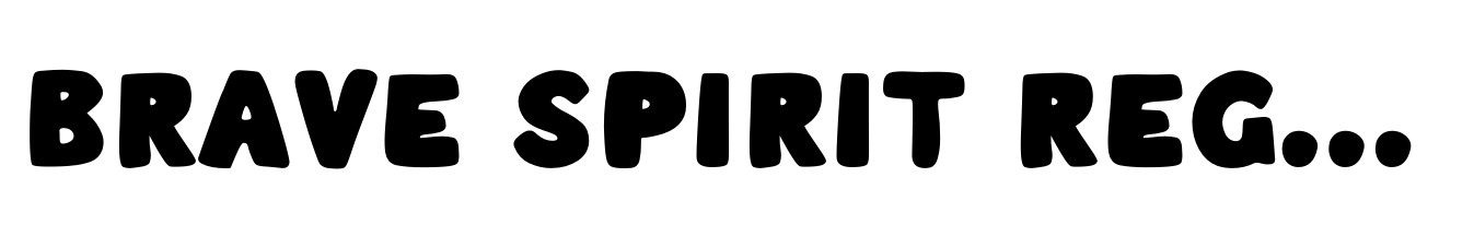 Brave Spirit Font, Webfont & Desktop