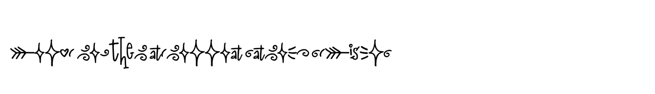 Milky River Cyrillic Script Symbols