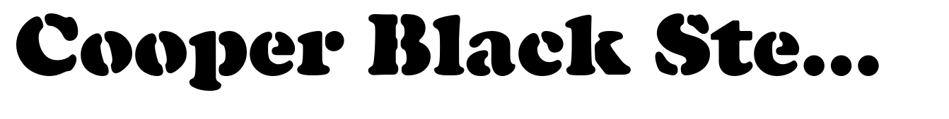 Cooper Black Stencil Standard (d)
