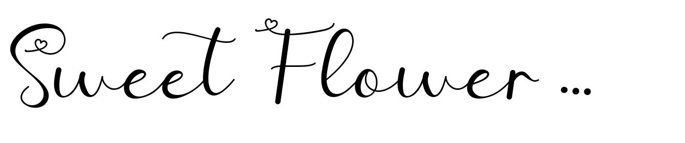 Sweet Flower Monogram Regular