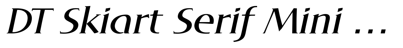 DT Skiart Serif Mini Semi Bold Italc