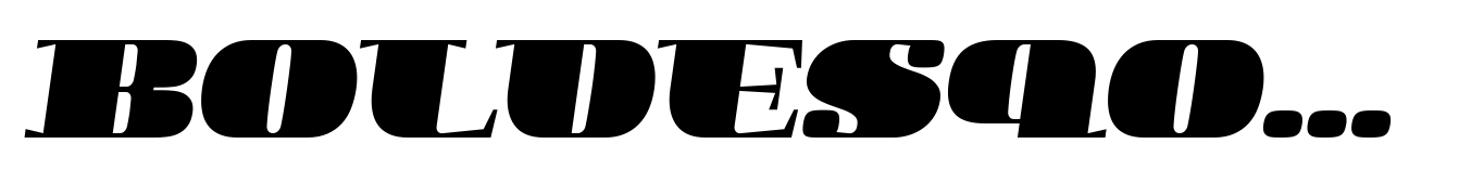 Boldesqo Serif 4F Italic