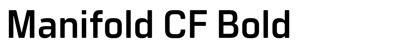 Manifold CF Bold