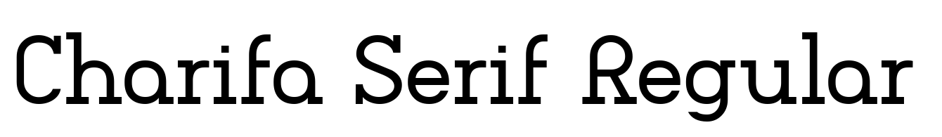 Charifa Serif Regular