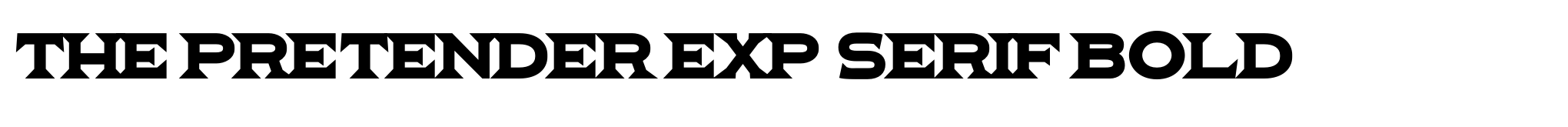 The Pretender Exp Serif Bold image