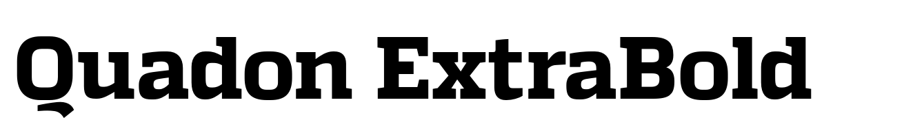 Quadon ExtraBold