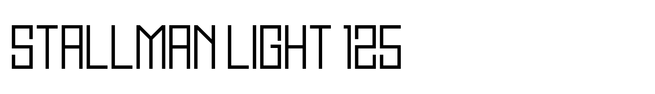 Stallman Light 125