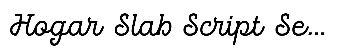 Hogar Slab Script Semi Bold