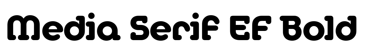Media Serif EF Bold