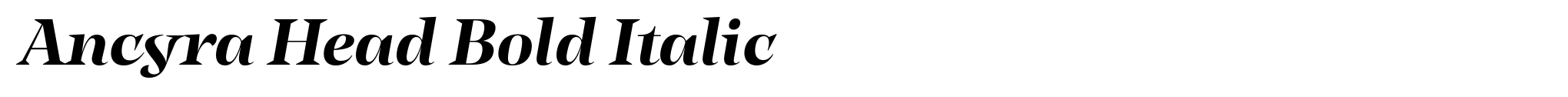 Ancyra Head Bold Italic image