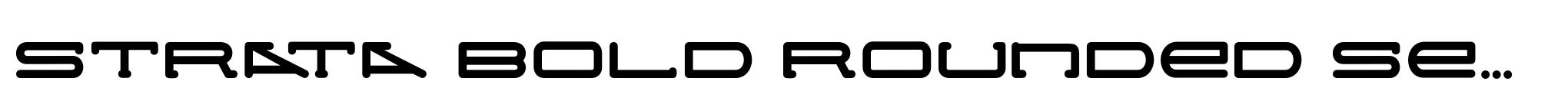 Strata Bold Rounded Serif image
