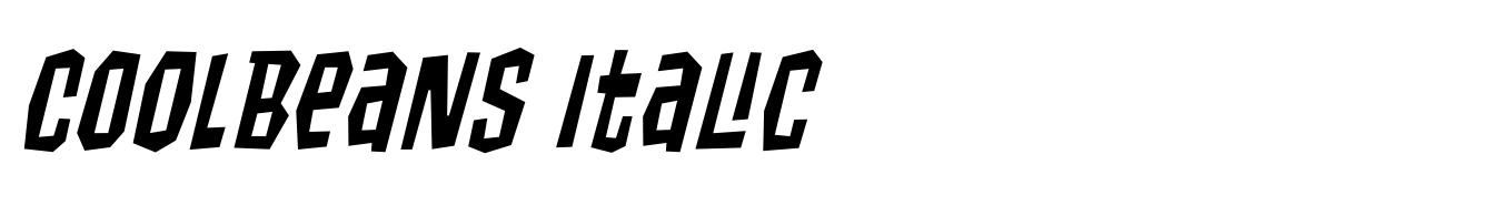 CoolBeans Italic