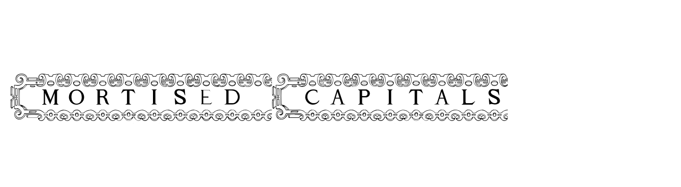 Mortised Capitals