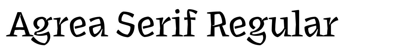 Agrea Serif Regular