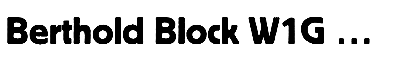 Berthold Block W1G Regular