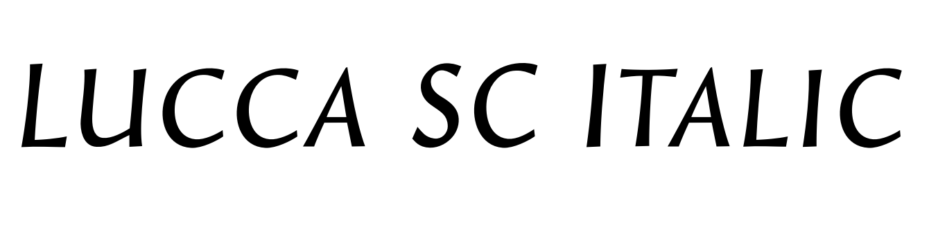 Lucca SC Italic