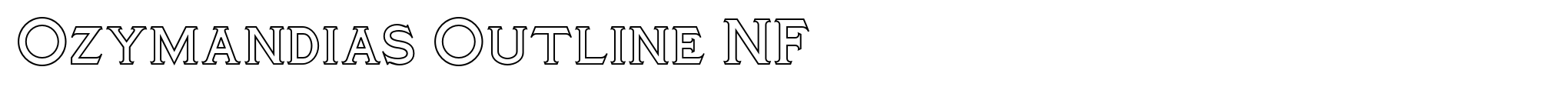 Ozymandias Outline NF image