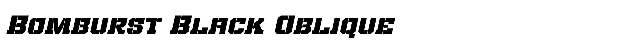 Bomburst Black Oblique image