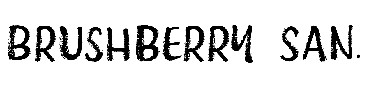 Brushberry Sans One
