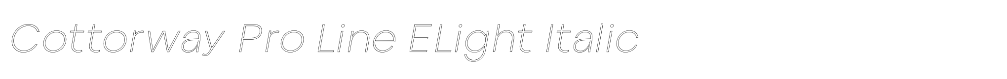 Cottorway Pro Line ELight Italic image