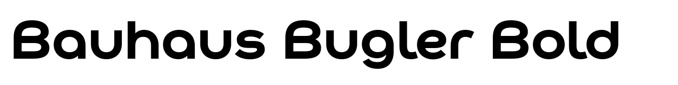 Bauhaus Bugler Bold