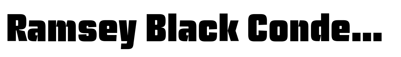 Ramsey Black Condensed