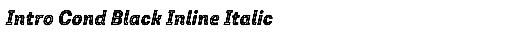 Intro Cond Black Inline Italic image