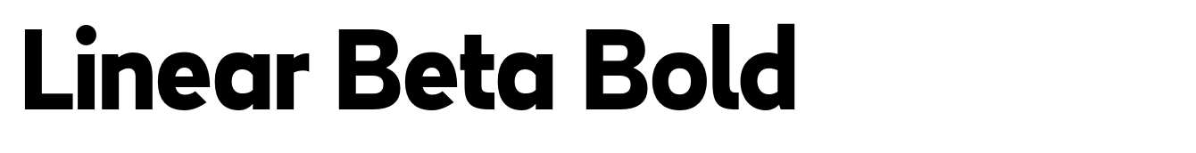 Linear Beta Bold