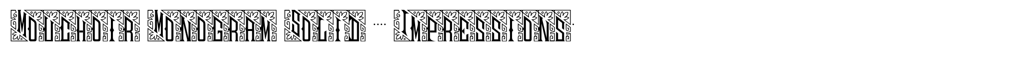 Mouchoir Monogram Solid (250 Impressions) image